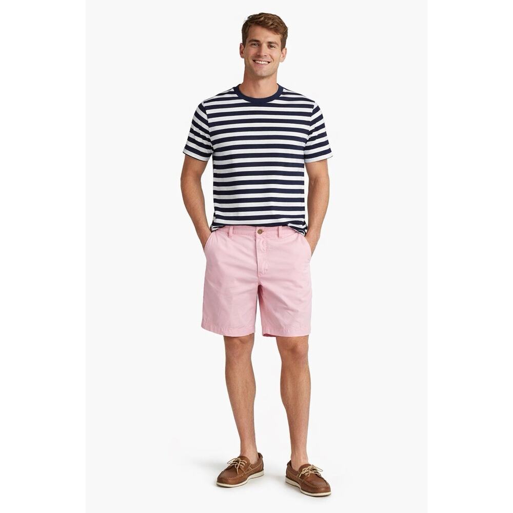 Vineyard Vines Men's Size 30 Club Short 9” Chino Cotton Twill Pink Golf Preppy - Picture 2 of 11